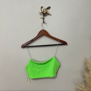 Neon Green Crop Top